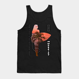 Beach lady Tank Top